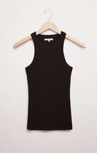 Load image into Gallery viewer, Z SUPPLY LILY RIB TANK - BLACK
