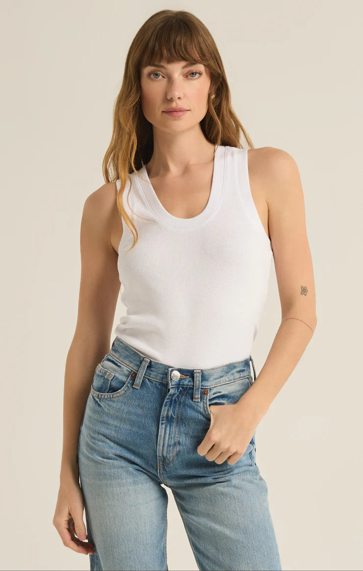 Z SUPPLY SIRENA RIB TANK - WHITE