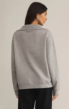 Load image into Gallery viewer, Z SUPPLY SONATA FLEECE HALF ZIP SWEATSHIRT - CLASSIC HEATHER GREY
