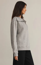 Load image into Gallery viewer, Z SUPPLY SONATA FLEECE HALF ZIP SWEATSHIRT - CLASSIC HEATHER GREY
