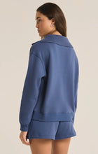 Load image into Gallery viewer, Z SUPPLY SONATA FLEECE SWEATSHIRT - TRUE NAVY
