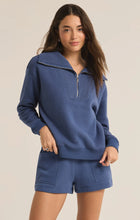 Load image into Gallery viewer, Z SUPPLY SONATA FLEECE SWEATSHIRT - TRUE NAVY
