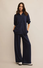 Load image into Gallery viewer, Z SUPPLY LAYOVER MODAL FLEECE BUTTON UP - ECLIPSE
