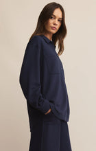 Load image into Gallery viewer, Z SUPPLY LAYOVER MODAL FLEECE BUTTON UP - ECLIPSE
