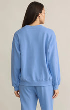 Load image into Gallery viewer, Z SUPPLY CLASSIC BOYFRIEND FLEECE SWEATSHIRT - BLUE RIVER
