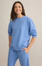 Load image into Gallery viewer, Z SUPPLY CLASSIC BOYFRIEND FLEECE SWEATSHIRT - BLUE RIVER
