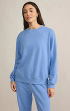 Load image into Gallery viewer, Z SUPPLY CLASSIC BOYFRIEND FLEECE SWEATSHIRT - BLUE RIVER
