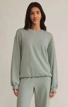 Load image into Gallery viewer, Z SUPPLY CLASSIC BOYFRIEND FLEECE SWEATSHIRT - SAGE GREEN
