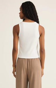 Z SUPPLY HADLEY RIB TANK - WHITE