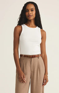 Z SUPPLY HADLEY RIB TANK - WHITE