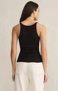 Z SUPPLY SECOND SKIN RACER TANK - BLACK
