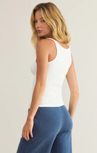 Load image into Gallery viewer, Z SUPPLY SECOND SKIN RACER TANK - WHITE
