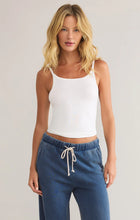 Load image into Gallery viewer, Z SUPPLY SECOND SKIN RACER TANK - WHITE
