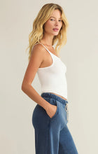 Load image into Gallery viewer, Z SUPPLY SECOND SKIN RACER TANK - WHITE
