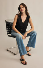 Load image into Gallery viewer, Z SUPPLY MARTA LINEN VEST - BLACK
