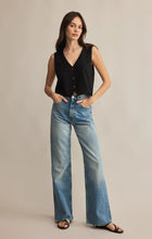 Load image into Gallery viewer, Z SUPPLY MARTA LINEN VEST - BLACK
