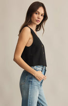 Load image into Gallery viewer, Z SUPPLY MARTA LINEN VEST - BLACK
