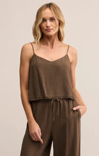 Load image into Gallery viewer, Z SUPPLY SABEL CROPPED LINEN TANK - TIKI
