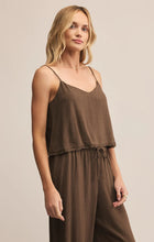 Load image into Gallery viewer, Z SUPPLY SABEL CROPPED LINEN TANK - TIKI
