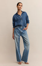 Load image into Gallery viewer, Z SUPPLY ATWOOD LIGHTWEIGHT DENIM BUTTON UP - MEDIUM INDIGO
