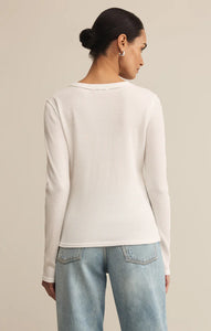 Z SUPPLY ARLET MINI THERMAL TOP - WHITE