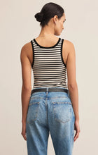 Load image into Gallery viewer, Z SUPPLY CLASSIC STRIPED SCOOP TANK - BLACK
