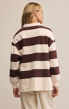 Load image into Gallery viewer, Z SUPPLY RUGBY BRUSHED FLEECE HENLEY - SANDALWOOD

