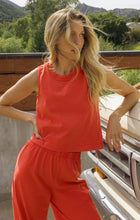 Load image into Gallery viewer, Z SUPPLY SLOANE COTTON JERSEY TANK - LYCHEE
