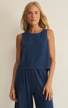 Load image into Gallery viewer, Z SUPPLY SLOANE JERSEY DENIM MUSCLE TANK - INDIGO
