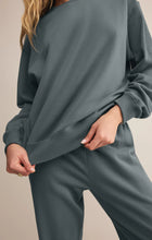 Load image into Gallery viewer, Z SUPPLY CLASSIC BOYFRIEND SWEATSHIRT - STORM CLOUD
