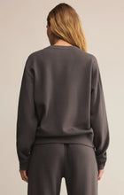Load image into Gallery viewer, Z SUPPLY CLASSIC BOYFRIEND SWEATSHIRT - WASHED BLACK
