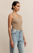 Load image into Gallery viewer, Z SUPPLY CLASSIC SCOOP RIB TANK - DESERT TAN
