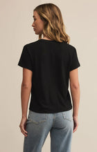 Load image into Gallery viewer, Z SUPPLY TOURIST KNIT JERSEY TEE - BLACK
