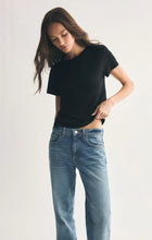 Load image into Gallery viewer, Z SUPPLY TOURIST KNIT JERSEY TEE - BLACK
