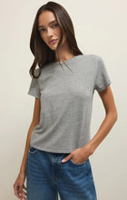 Load image into Gallery viewer, Z SUPPLY TOURIST KNIT JERSEY TEE - CLASSIC HEATHER GREY
