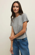 Load image into Gallery viewer, Z SUPPLY TOURIST KNIT JERSEY TEE - CLASSIC HEATHER GREY
