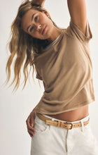 Load image into Gallery viewer, Z SUPPLY TOURIST KNIT JERSEY TEE - DESERT TAN
