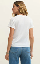 Load image into Gallery viewer, Z SUPPLY TOURIST KNIT JERSEY TEE - WHITE

