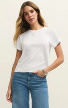 Load image into Gallery viewer, Z SUPPLY TOURIST KNIT JERSEY TEE - WHITE
