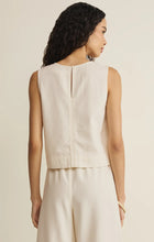 Load image into Gallery viewer, Z SUPPLY SUN SEEKER TWILL CROPPED TANK - CLOUD
