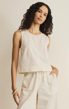 Load image into Gallery viewer, Z SUPPLY SUN SEEKER TWILL CROPPED TANK - CLOUD
