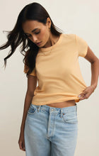 Load image into Gallery viewer, Z SUPPLY JUNIE COTTON TEE - CUSTARD
