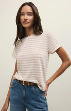 Load image into Gallery viewer, Z SUPPLY TOURIST AIRY STRIPED TEE - NATURAL HEATHER
