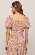 Load image into Gallery viewer, Z SUPPLY MOIRA FLORAL CROPPED TOP - SANDSHELL
