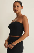 Load image into Gallery viewer, Z SUPPLY CAFFARI TUBE TOP TANK - BLACK
