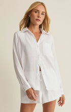 Load image into Gallery viewer, Z SUPPLY THE PERFECT AIRY GAUZE BUTTON UP - WHITE

