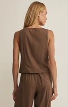 Load image into Gallery viewer, Z SUPPLY ROMAN LINEN VEST - PALO SANTO
