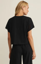 Load image into Gallery viewer, Z SUPPLY BANYAN CROCHET TOP - BLACK
