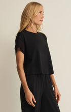 Load image into Gallery viewer, Z SUPPLY BANYAN CROCHET TOP - BLACK
