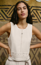 Load image into Gallery viewer, Z SUPPLY SLOANE EMBROIDERED TOP - WHITE
